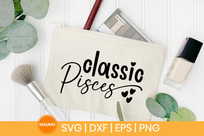 Classic Pisces Star Sign Svg Quote SVG Maumo Designs 