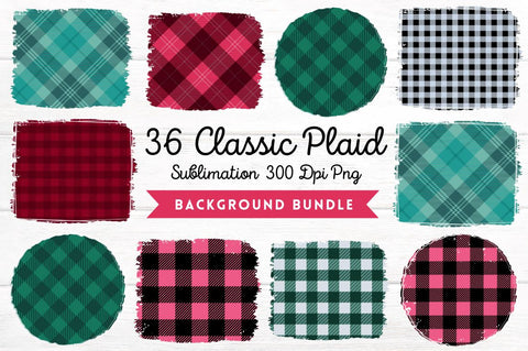 Classic Plaid Sublimation Background PNG bundle Sublimation Regulrcrative 