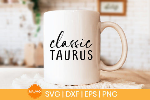 Classic Taurus Star Sign Svg Quote SVG Maumo Designs 