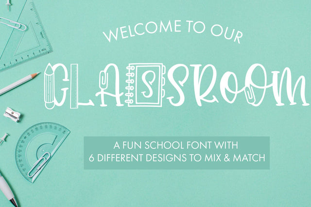 Classroom Font Freeling Design House 