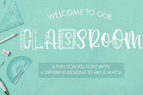 Classroom Font Freeling Design House 