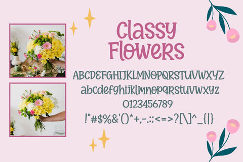 Classy Flowers - a Quirky Serif Font Font nhfonts 