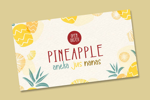 Classy Fruity Font Wildan Type 