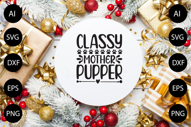 Classy Mother Pupper SVG CraftlabSvg29 