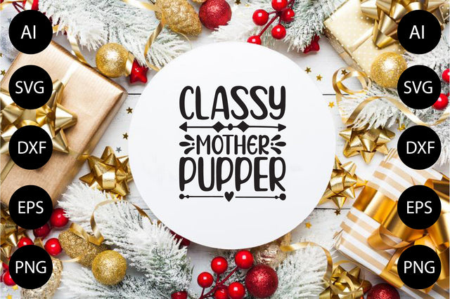 Classy Mother Pupper SVG CraftlabSvg29 