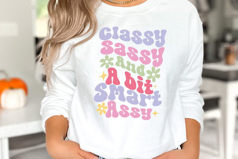 Classy Sassy And A Bit Smart Assy, Sarcastic, Funny SVG SVG FiveStarCrafting 