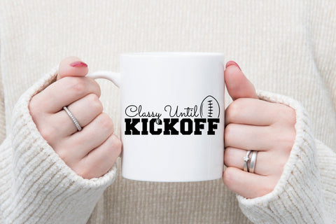 Classy Until Kickoff, Football SVG SVG CraftLabSVG 