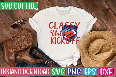 Classy Until Kickoff SVG Cut File SVG Studio Innate 