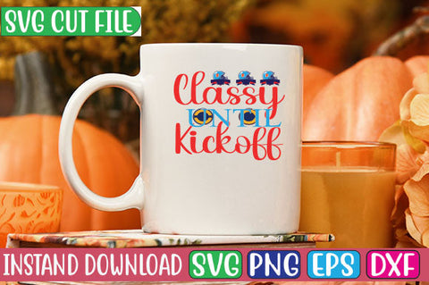 Classy Until Kickoff SVG Cut File SVG Studio Innate 