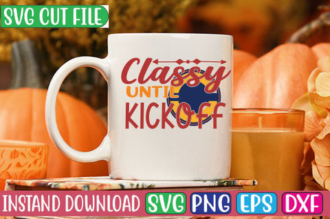 Classy Until Kickoff SVG Cut File SVG Studio Innate 