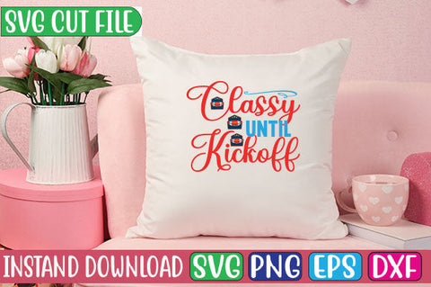 Classy Until Kickoff SVG Cut File SVG Studio Innate 