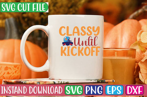 Classy Until Kickoff SVG Cut File SVG Studio Innate 