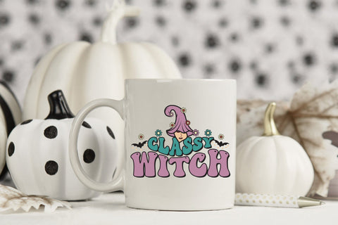 Classy Witch PNG, Halloween Witch Sublimation Sublimation CraftLabSVG 