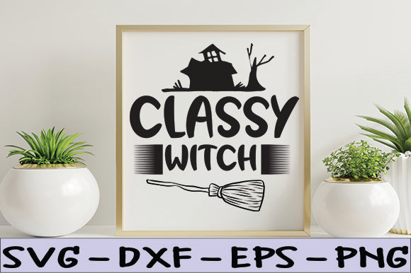 Classy witch SVG thesvgfactory 
