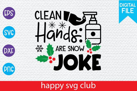 clean hands are snow joke SVG md faruk hossain 