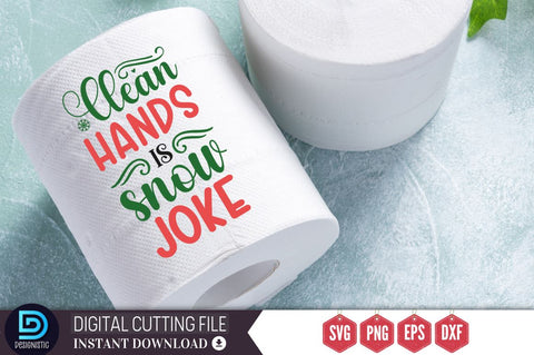 Clean hands is snow joke SVG SVG DESIGNISTIC 