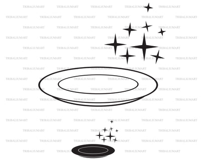 Clean plate (dish) SVG TribaliumArtSF 
