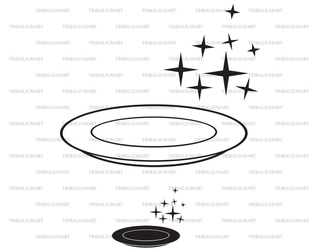 Clean plate (dish) SVG TribaliumArtSF 