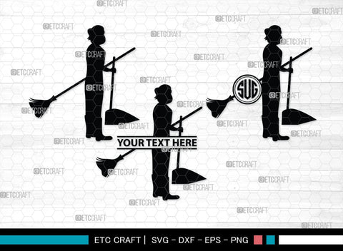 Cleaning Women Monogram, Cleaning Women Silhouette, Cleaning Women SVG, Women Svg, Dry Cleaning Svg, Girl Svg, SB00344 SVG ETC Craft 
