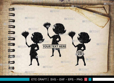 Cleaning Women Monogram, Cleaning Women Silhouette, Cleaning Women SVG, Women Svg, Dry Cleaning Svg, Girl Svg, SB00344 SVG ETC Craft 