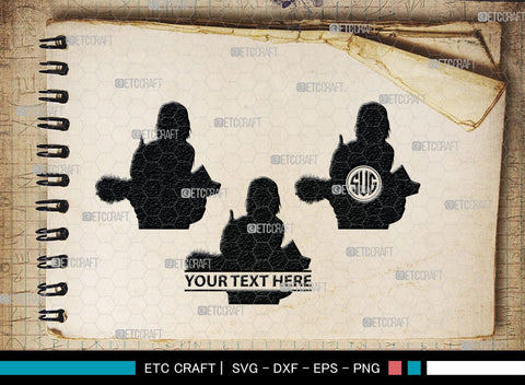 Cleaning Women Monogram, Cleaning Women Silhouette, Cleaning Women SVG, Women Svg, Dry Cleaning Svg, Girl Svg, SB00344 SVG ETC Craft 