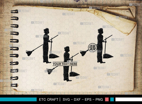 Cleaning Women Monogram, Cleaning Women Silhouette, Cleaning Women SVG, Women Svg, Dry Cleaning Svg, Girl Svg, SB00344 SVG ETC Craft 