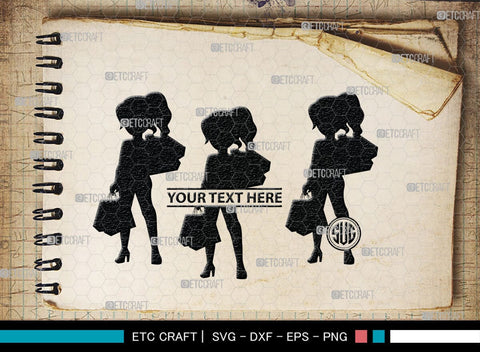 Cleaning Women Monogram, Cleaning Women Silhouette, Cleaning Women SVG, Women Svg, Dry Cleaning Svg, Girl Svg, SB00344 SVG ETC Craft 