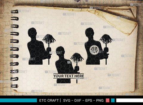 Cleaning Women Monogram, Cleaning Women Silhouette, Cleaning Women SVG, Women Svg, Dry Cleaning Svg, Girl Svg, SB00344 SVG ETC Craft 