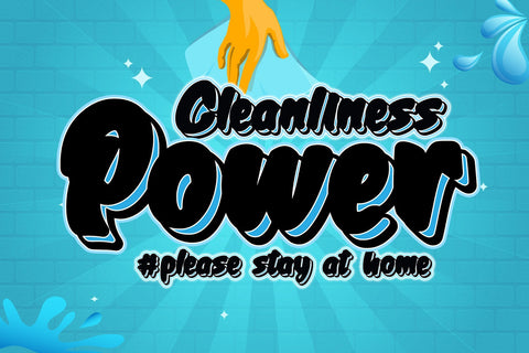 Cleanliness Power Font Letterara 