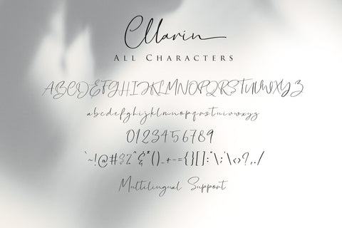 Cllarin - Modern Script Font Font Dm Letter Studio 