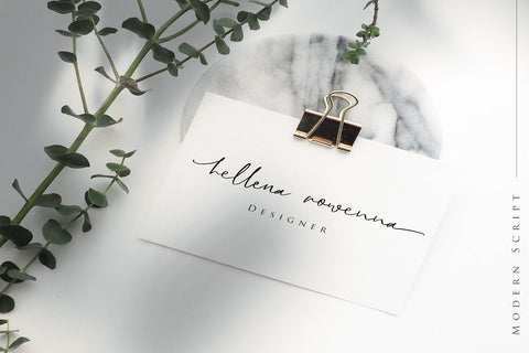 Cllarin - Modern Script Font Font Dm Letter Studio 