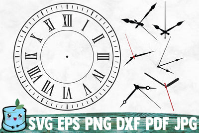 Clock Face 4 SVG MintyMarshmallows 