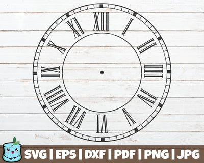 Clock Face 5 SVG MintyMarshmallows 