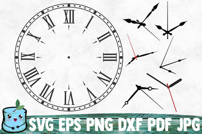 Clock Face 6 SVG MintyMarshmallows 