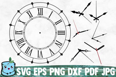 Clock Face 8 SVG MintyMarshmallows 