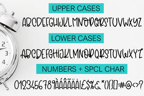 Clock Watcher Font Freeling Design House 