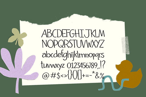 Closely Related - a Simple Handwritten Font Font nhfonts 