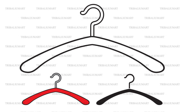 Clothes Hanger SVG TribaliumArtSF 