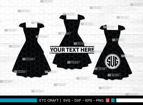 Cloths Monogram, Cloths Silhouette, Cloths SVG, Semi Dress Svg, Dress Svg, Fashion Stand Svg, SB00185 SVG ETC Craft 