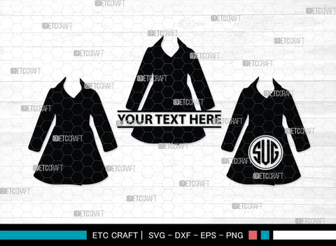 Cloths Monogram, Cloths Silhouette, Cloths SVG, Semi Dress Svg, Dress Svg, Fashion Stand Svg, SB00185 SVG ETC Craft 