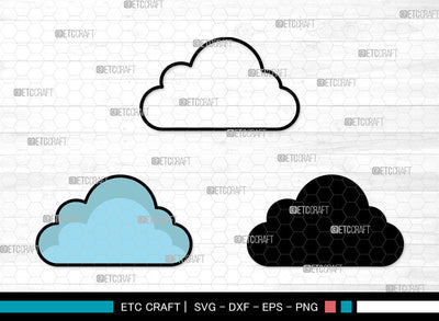 Cloud Icons Color, Clouds Svg, Jotta Cloud Svg, Cloudy, Rain Cloud, Cloud Bundle, Icon Bundle, Svg Cut File, Dxf, Eps, Png, SVG ETC Craft 