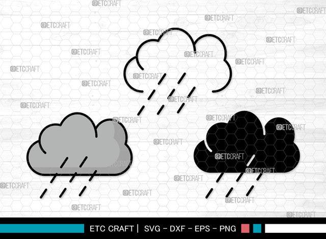 Cloud Icons Color, Clouds Svg, Jotta Cloud Svg, Cloudy, Rain Cloud, Cloud Bundle, Icon Bundle, Svg Cut File, Dxf, Eps, Png, SVG ETC Craft 