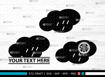 Cloud Icons Monogram, Clouds Svg, Jotta Cloud Svg, Cloudy, Rain Cloud, Cloud Monogram, Icon Monogram, Svg Cut File, Dxf, Eps, Png, SVG ETC Craft 