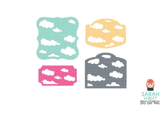 Cloud Labels SVG Sarah Hurley 