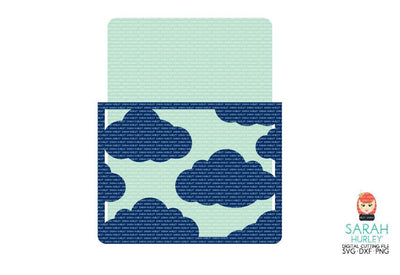 Cloud Pocket Journaling Card SVG Sarah Hurley 