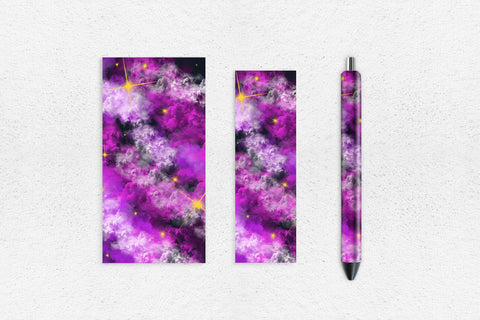 Cloud Sky Pen Wrap Sublimation Sublimation Natasha Prando 