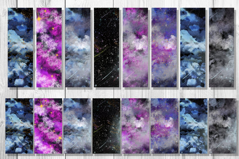 Cloud Sky Pen Wrap Sublimation Sublimation Natasha Prando 