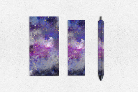 Cloud Sky Pen Wrap Sublimation Sublimation Natasha Prando 