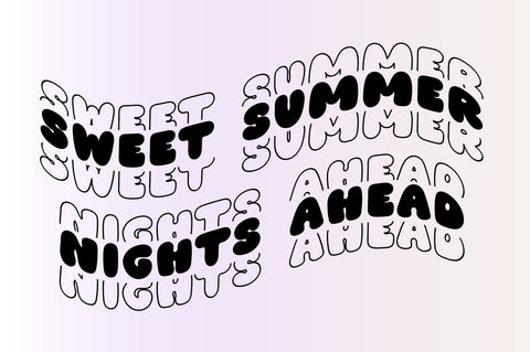 Cloud Stacked Bubbly Retro Font Font Blush Font Co. 