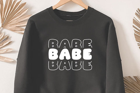 Cloud Stacked Bubbly Retro Font Font Blush Font Co. 